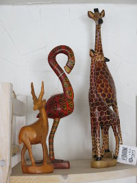 Holzkunst im Weltladen